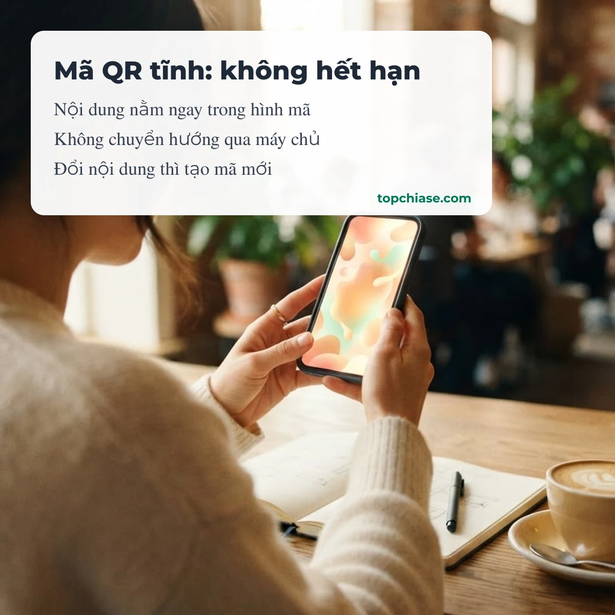 Tạo mã QR tĩnh miễn phí: không hết hạn, không chuyển hướng qua máy chủ